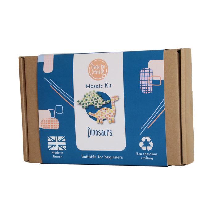 Pair of Dinosaurs Mosaic Kit